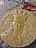 Medalii 1 Stefan cel Mare lemn Cetatea de scaun