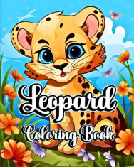 Leopard Coloring Book: Wild Animals to Color for Kids and Toddlers foto