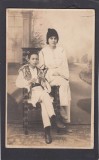 Foto tip Carte Postala Romania - costum popular, Circulata, Fotografie