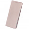 Husa Piele OEM Smart Skin pentru Samsung Galaxy A42 5G, Roz Aurie