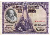 Bancnota Spania 100 Pesetas 1928 P-76, Seria 8656570
