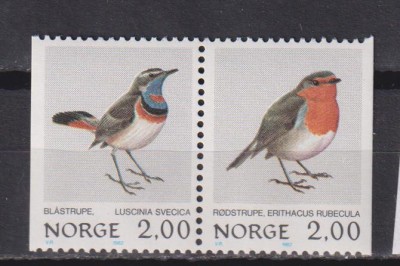 NORVEGIA PASARI MI: 860-861+CARNET MNH foto