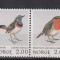 NORVEGIA PASARI MI: 860-861+CARNET MNH