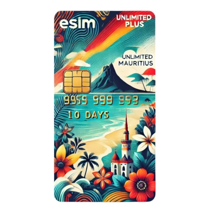 eSIM Mauritius, Unlimited Plus, 10 Days