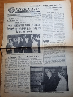 informatia bucurestilor 25 mai 1979-ceausescu vizita in spania foto