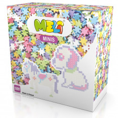 Set de constructie - Minis Pastel, 1200 piese | Meli