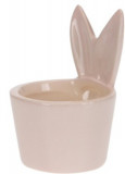 Suport pentru ou Rabbit ears, 5.5x6x7.5 cm, dolomit, roz, Excellent Houseware