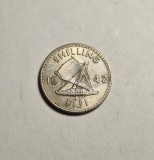 Moneda Fiji 1 Shilling 1942 UNC - Piesa Colectie Fiji - Monede Straine