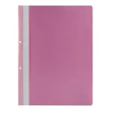 Cumpara ieftin Dosar cu sina si 2 perforatii, A4, roz, 25 bucati/set