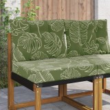 vidaXL Perna pentru canapea de exterior 2 pcs Design cu frunze 900792