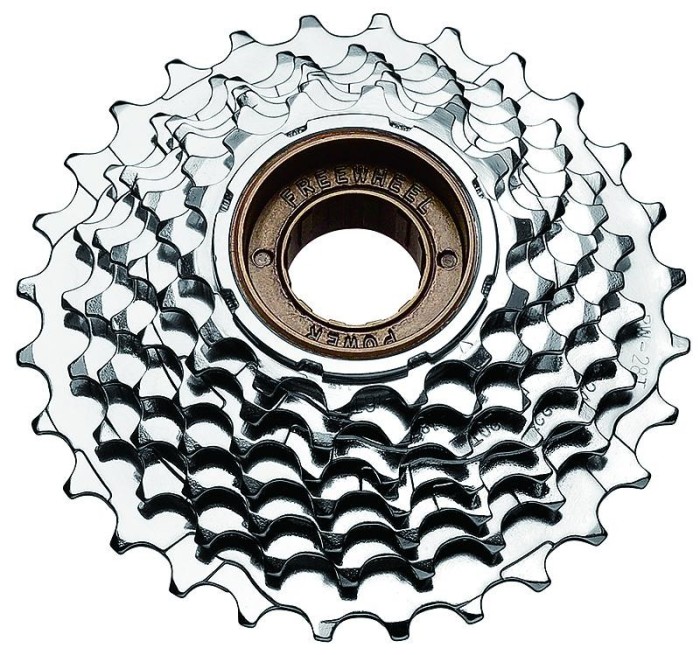 Pinione Bicicleta Filetate Power Friction Fw-7Si - 14-28T, 7 Viteze, Maro Ultimate FactoryBikes