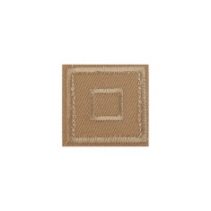 Petic termoadeziv patrat Crisalida, 33 x 33 mm, Bej