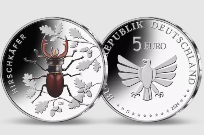 Germania 2024 - 5 euro D, radasca, UNC