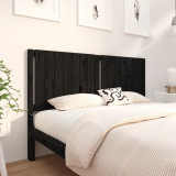 Tablie de pat, negru, 155,5x4x100 cm, lemn masiv de pin GartenMobel Dekor, vidaXL