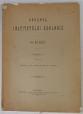 ANUARUL INSTITUTULUI GEOLOGIC AL ROMANIEI , VOLUMUL II , FASCICULA I CU 1 FIGURA IN TEXT SI 12 TABELE , 1908