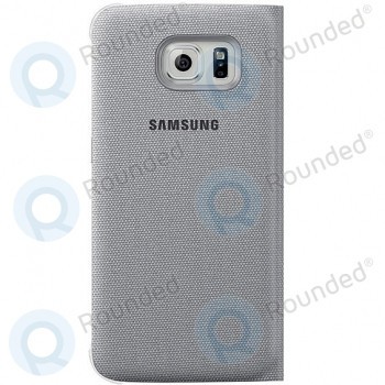 Portofel Samsung Galaxy S6 Edge Flip canvas argintiu EF-WG925BSEGWW foto