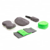 Cumpara ieftin Set burete auto cu microfibre - 9 piese/set, MNC