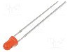 Dioda LED, 3mm, ro&amp;#351;ie, 220...330mcd, 10...15mA, 12V, OPTOSUPPLY - OSR5JA3134A-12V