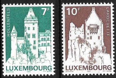 B2652 - Luxemburg 1984 - Cladiri 2v,neuzat,perfecta stare foto