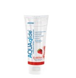 Lubrifiant AQUAglide Cu Aroma De Capsuni, 100 ml, Joydivision