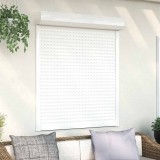 VidaXL Oblon rulant, alb, 110 x 130 cm, aluminiu