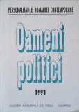 OAMENI POLITICI. PERSONALITATILE ROMANIEI CONTEMPORANE-IOAN IVANICI, MARCU PARASCHIV