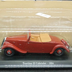 Macheta Citroen Traction 22 Cabriolet - Universal Hobbies/Altaya 1/43