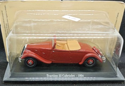 Macheta Citroen Traction 22 Cabriolet - Universal Hobbies/Altaya 1/43 foto