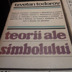 TEORII ALE SIMBOLULUI - TZVETAN TODOROV, ED UNIVERS 1983,445 PAG STARE BUNA foto