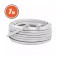 Cablu telefon RJ11 7m Fisa modulara 6P4C - fisa modulara 6P4C alb