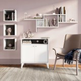 Cumpara ieftin Comoda Multifunctionala Adore London, 2 usi, 72 x 79 x 40 cm