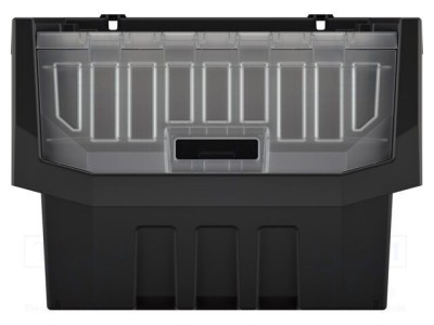 Container KISTENBERG Cuvă Neagră cu Capac Transparent TRUCK MAX foto