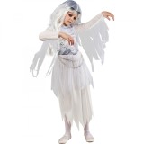 Cumpara ieftin Costum Halloween fantoma cu voal pentru fete, KidMania&reg; 104 -110 cm 3-5 ani