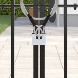 vidaXL Lacăt 2 pcs Argintiu 5 x 1,9 x 4,5 cm Fier 42020729