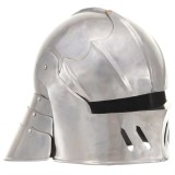 Coif cavaler medieval antichizat jocuri pe roluri argintiu otel