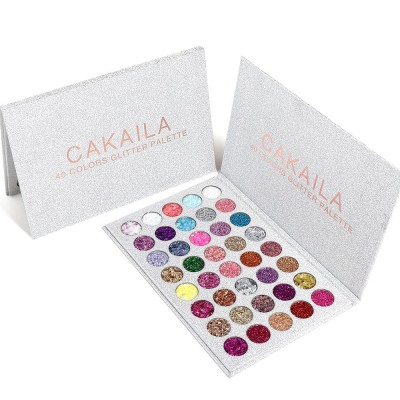 Trusa de machiaj , paleta de glitter / sclipici cu 40 de culori , flippy foto