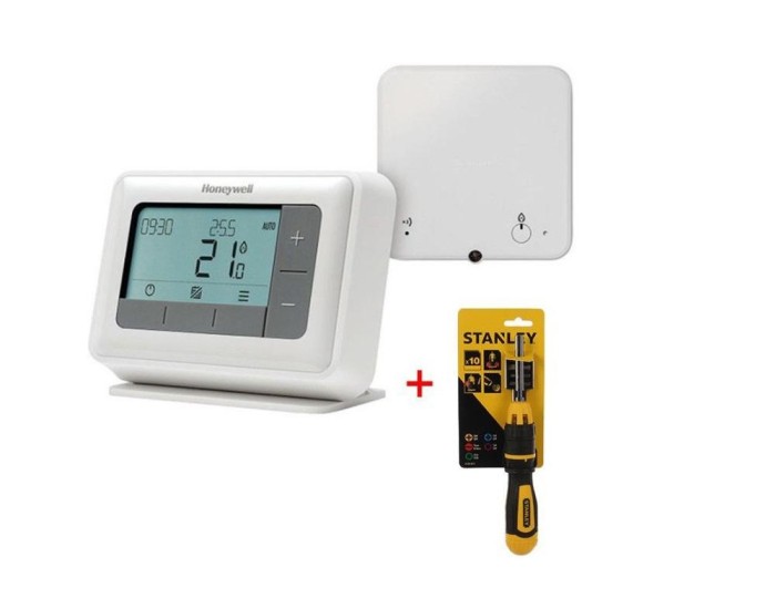 Termostat T4R wireless Honeywell Resideo Y4H910RF4072, dual on/off TPI &ndash;