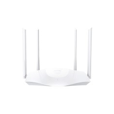 ROUTER Tenda wireless AX1800 Mbps, 1 x WAN Gigabit, 3 porturi LAN Gigabit, 2.4 GHz/5 GHz dual band, 4 antene externe, WI-FI 6 &quot;TX3&quot; (timbru verde 0.8