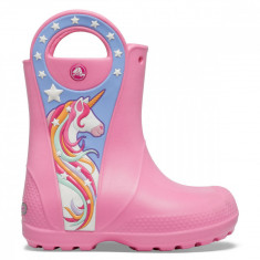 Cizme Fete de ploaie Crocs Crocs Fun Lab Unicorn Patch Rain Boot foto