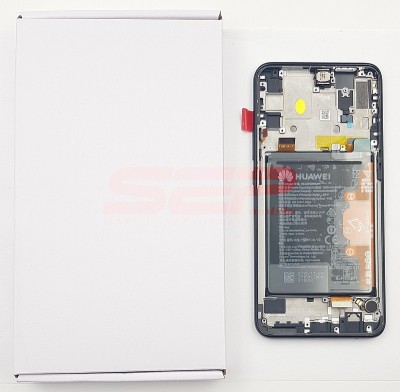 LCD+Touchscreen cu Rama Huawei P Smart Z BLACK Original Service Pack foto