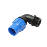 Cot racord compresiune cu filet exterior D20 mm x 3/4 pentru irigatii