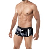Boxeri CUT4MEN Athletic Boxer Provocative Black Skai Metalic