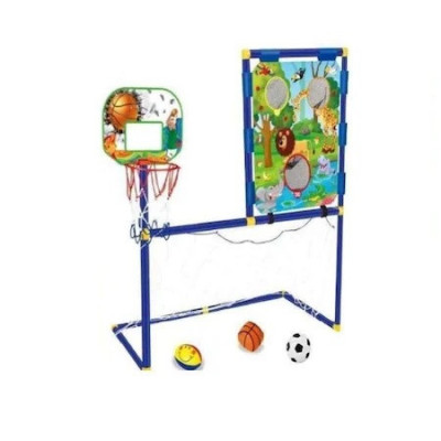 Set sport 3 in 1, baschet, fotbal, rugby, 7Toys foto