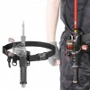 Centura Pescuit Ajustabila AVEX, Suport Lanseta/Undita, Nailon, 84-140cm, Accesorii Prindere, Negru
