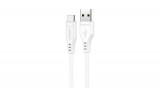 Acefast USB - Cablu USB tip C, 1,2 m, 3A, alb (C3-04-A-C-alb)