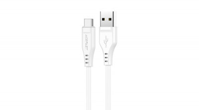 Acefast USB - Cablu USB tip C, 1,2 m, 3A, alb (C3-04-A-C-alb) foto