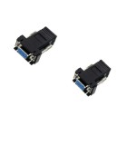 Set adaptor VGA mama la VGA mama prin cablu RJ45 2buc maxim 20m, Generic