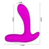 Vibrator Prostata si Punctul G, Backie Purple, 30 Vibratii#