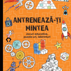 Antreneaza-ti mintea - Jocuri educative puzzle-uri labirinturi 8 ani