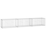 Cumpara ieftin Perete gabion cu capace, 300 x 50 x 50 cm, otel galvanizat